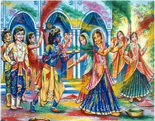 Poem: Playing Holi With Gopal