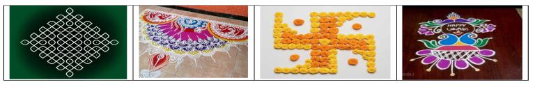 Amma’s Yugadi/Ugadi/Gudi Padwa Rangoli