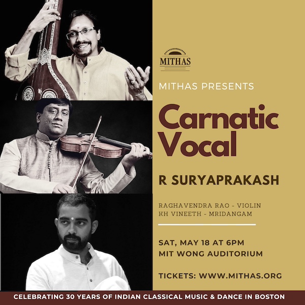 MITHAS Presents Carnatic Vocal By R Suryaprakash