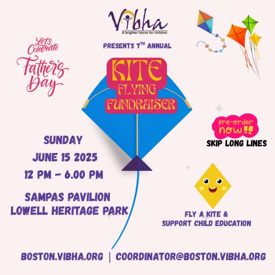 Vibha Boston Annual Kite Flying Fundraiser Event