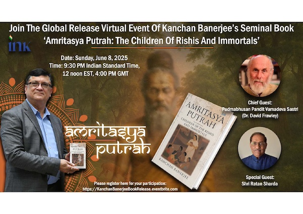 Book Release - Amritasya Putrah: The Children Of Rishis And Immortals