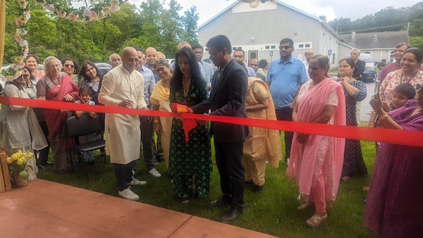 Community Gathers For The Inauguration Of New Gazebo At India Center