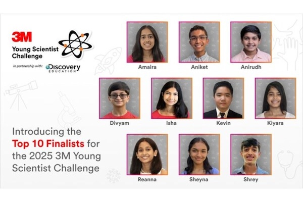 8 Indian-origin Students Finalists In 3M Young Scientist Challenge Competition