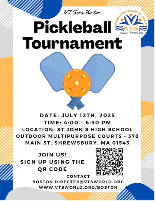 VTSeva: Pickle Ball Tournament