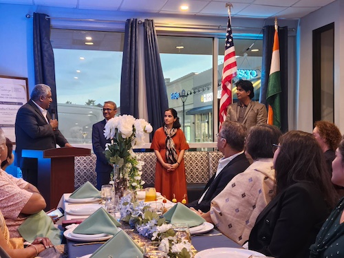 Dr. Anantha Chandrakasan Felicitated By Indian Consulate In New York