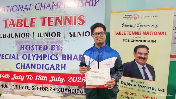 Global Peace Secretariat Congratulates Satvik Morey On Special Olympics Table Tennis Bronze Medal 