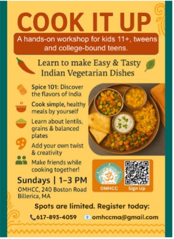 Announcing New Classes At Om Hindu Community Center