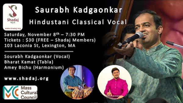 Shadaj: Saurabh Kadgaonkar (Vocal) - Live In Concert
