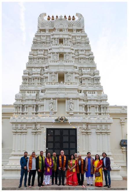Congressman Jim McGovern Makes Historic First Visit To Sri Lakshmi Temple