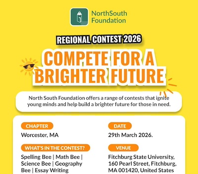 North South Foundation Massachusetts Chapter Math And Spelling Bee Contests