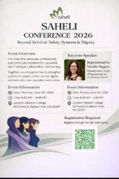 Saheli Boston Hosts Annual Conference 2026 - Beyond Survival, Systems And Dignity