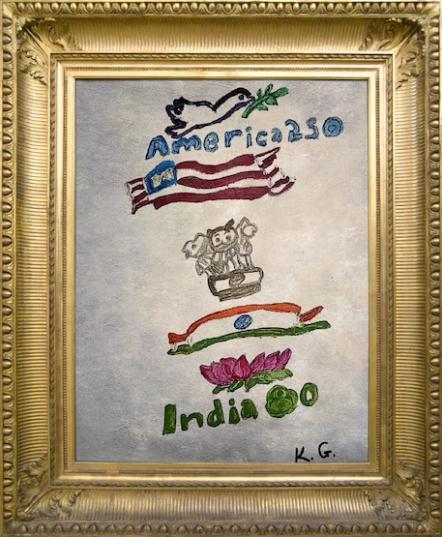 Global Peace Secretariat Released 2 Acrylic On Canvas Paintings By Kumu Gupta