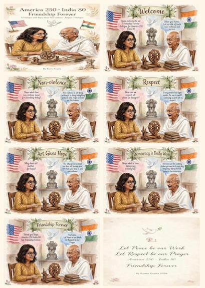 Global Peace Secretariat Commemorates America 250 -India 80 Part II