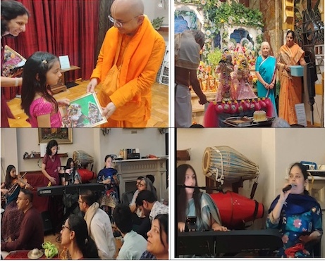 ISKCON Boston Celebrates Radhastami With Devotion, Music And Dance
